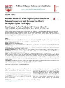 ACRM-Archives of Physical Medicine and Rehab