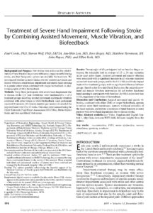 JNPT Severe Hand Impairment Article